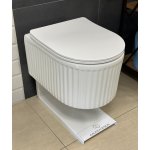   Galatea Design Belang Miska bezrantowa 48,5x35 z deską wolnoopadającą biały połysk GDG111GW