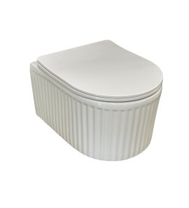   Galatea Design Belang Miska bezrantowa 48,5x35 z deską wolnoopadającą biały połysk GDG111GW