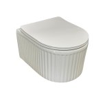   Galatea Design Belang Miska bezrantowa 48,5x35 z deską wolnoopadającą biały połysk GDG111GW