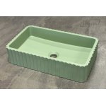   Galatea Design Biskut Umywalka stawiana 50x30 green matt/zielony mat GDMR034MG W MAGAZYNIE!!
