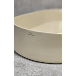      Galatea Design Bujur Umywalka 60x38 z korkiem klik-klak lino matt GD78330DTLN  WYPRZEDAŻ KOLORU