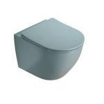   Galatea Design Bulat Miska bezrantowa z deską wolnoopadającą 49x37 aqua green matt/aloe mat GDB2342MLG W MAGAZYNIE!!