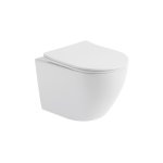 Galatea Design Bulat Miska WC z deską wolnoopadającą wisząca 49x37x37 cm White/Biały połysk GDB2342GW W MAGAZYNIE!!