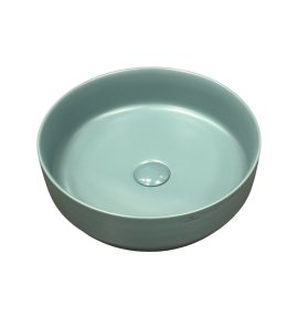   Galatea Design Bulat Umywalka ∅39 z korkiem klik-klak aqua green matt/aloe mat GD112DTMLG W MAGAZYNIE!!