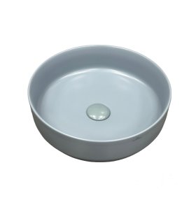   Galatea Design Bulat Umywalka ∅39 z korkiem klik-klak dusty blue matt/sky mat GD112DTMHL W MAGAZYNIE!!