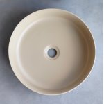   Galatea Design Bulat Umywalka stawiana na blat ∅39 cm Cappuccino matt/Beżowy mat GD112DTMC