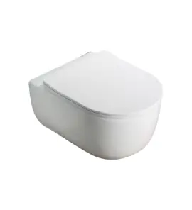      Galatea Design Bulatan Miska 49x35,5 z deską white matt/biały mat GDB2361MW WYPRZEDAŻ MODELU!!