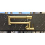 Galatea Design Cardano Bateria kuchenna składana Pot Filler brushed gold GDF826BRG W MAGAZYNIE!!!