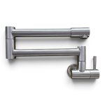 Galatea Design Cardano Bateria kuchenna składana Pot Filler brushed nickel GDF826BN W MAGAZYNIE!!!