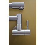 Galatea Design Cardano Bateria kuchenna składana Pot Filler brushed nickel GDF826BN W MAGAZYNIE!!!