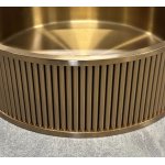   Galatea Design Circle 2 Umywalka stalowa stawiana Ø40 z korkiem klik-klak Brushed Rose Gold PVD GD5515RG PROMOCJA WIOSENNA!! W MAGAZYNIE!!