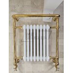   Galatea Design Clifton Grzejnik wodny ścienny 67,5x73 cm z zaworami gold GDAHC101GOLD GDAHC75GOLD W MAGAZYNIE!!