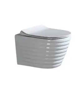      Galatea Design Collet Miska bezrantowa 49,5x35,5 z deską wolnoopadającą biały połysk GDW04LWH