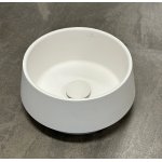      Galatea Design Cono Umywalka Ø32 z korkiem klik klak biały mat GUCON32.KMB.WH+GUPIL.WHM WYPRZEDAŻ EKSPOZYCJI!!