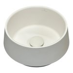      Galatea Design Cono Umywalka Ø32 z korkiem klik klak biały mat GUCON32.KMB.WH+GUPIL.WHM WYPRZEDAŻ EKSPOZYCJI!!