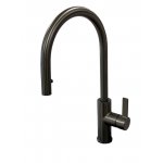 Galatea Design Ginger Bateria kuchenna z wyciąganą wylewką Gunmetal GDDGA291MG