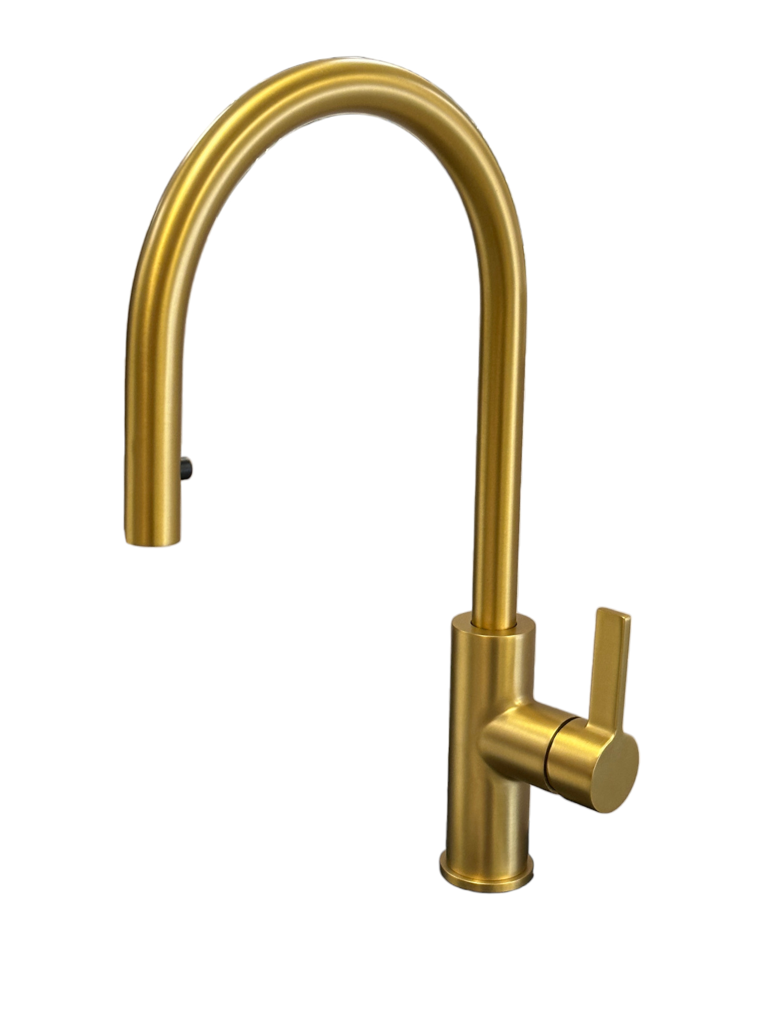 Galatea Design Ginger Bateria kuchenna z wyciąganą wylewką Brushed gold GDDGA291BRG