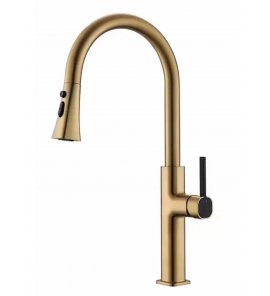   Galatea Design Ginger Bateria kuchenna brushed gold GDF14BRG W MAGAZYNIE !!!