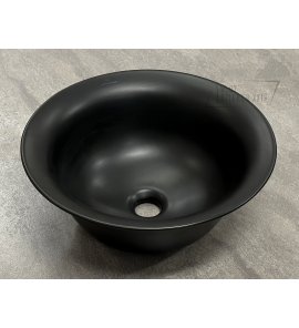   Galatea Design Jatuhkan Umywalka stawiana na blat ∅40 cm black matt/czarny mat GDM1260MB W MAGAZYNIE!!