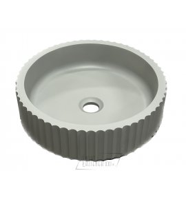   Galatea Design Kek Umywalka stawiana na blat ∅39 cm light grey/jasny szary GDMC030MH W MAGAZYNIE!!
