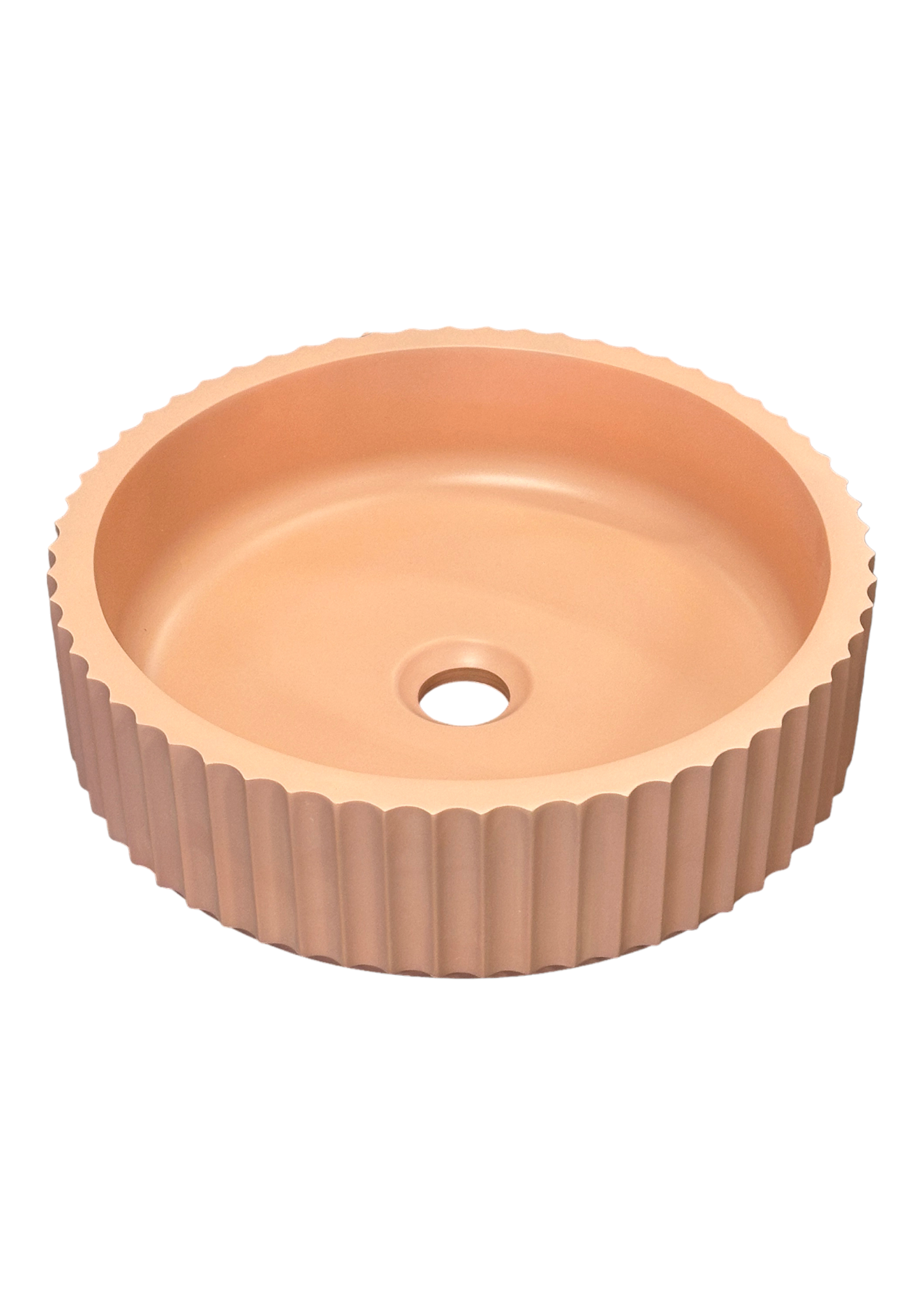 Galatea Design Kek Umywalka stawiana ∅39 peach pink matt/brzoskwiniowy róż mat GDMC030MPP W MAGAZYNIE !!!