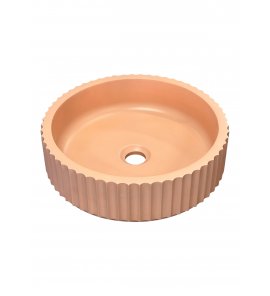   Galatea Design Kek Umywalka stawiana ∅39 peach pink matt/brzoskwiniowy róż mat GDMC030MPP W MAGAZYNIE !!!