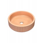       Galatea Design Kek Umywalka stawiana ∅39 peach pink matt/brzoskwiniowy róż mat GDMC030MPP W MAGAZYNIE !!!