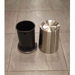   Galatea Design Kosz łazienkowy 10L stal szczotkowana GD10LIX W MAGAZYNIE!!