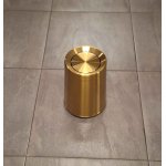   Galatea Design Kosz łazienkowy 10L złoto szczotkowane GD10LBRG W MAGAZYNIE!!