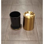   Galatea Design Kosz łazienkowy 10L złoto szczotkowane GD10LBRG W MAGAZYNIE!!