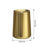   Galatea Design Kosz łazienkowy 10L złoto szczotkowane GD10LBRG W MAGAZYNIE!!