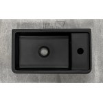Galatea Design Menarik Umywalka stawiana na blat 44x25 cm black matt/czarny mat GDMR033MB WYPRZEDAŻ EKSPOZYCJI !!