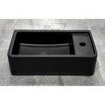 Galatea Design Menarik Umywalka stawiana na blat 44x25 cm black matt/czarny mat GDMR033MB WYPRZEDAŻ EKSPOZYCJI !!
