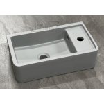 Galatea Design Menarik Umywalka stawiana na blat 44x25 cm light grey/jasny szary mat GDMR033LG WYPRZEDAŻ EKSPOZYCJI!!