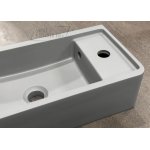 Galatea Design Menarik Umywalka stawiana na blat 44x25 cm light grey/jasny szary mat GDMR033LG WYPRZEDAŻ EKSPOZYCJI!!