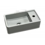 Galatea Design Menarik Umywalka stawiana na blat 44x25 cm light grey/jasny szary mat GDMR033LG WYPRZEDAŻ EKSPOZYCJI!!