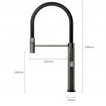   Galatea Design Mentha Bateria kuchenna gunmetal GD1146MG W MAGAZYNIE!!
