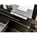      Galatea Design Modus S Zlew z wodospadem, dozownikiem, bateria 3-funkcyjną ZESTAW 75x46 wpuszczany  gunmetal black GDP31GB WYPRZEDAŻ MAGAZYNOWA