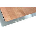    Galatea Design Modus S Zlew z wodospadem,  dozownikiem, bateria 3-funkcyjną ZESTAW 75x46 wpuszczany stainless steel GDP31IX WYPRZEDAŻ KOLORU!!