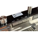    Galatea Design Modus S Zlew z wodospadem,  dozownikiem, bateria 3-funkcyjną ZESTAW 75x46 wpuszczany stainless steel GDP31IX WYPRZEDAŻ KOLORU!!