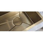    Galatea Design Modus S Zlew z wodospadem, dozownikiem, bateria 3-funkcyjną ZESTAW 75x46 wpuszczany Gold GDP31OR PROMOCJA OGRANICZONA ILOŚĆ 