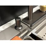    Galatea Design Modus Zlew wpuszczany szary z dozownikiem i baterią gunmetal GDP172MG WIETRZENIE MAGAZYNÓW