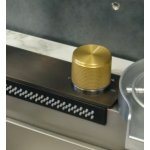    Galatea Design Modus Zlew wpuszczany szary z dozownikiem i baterią gunmetal GDP172MG WIETRZENIE MAGAZYNÓW