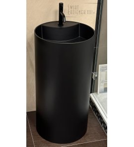 Galatea Design One Umywalka wolnostojąca ∅44 z korkiem klik klak carbone GUONE44.KMM.CA GUPIL.CA
