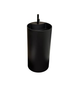 Galatea Design One Umywalka wolnostojąca ∅44 z korkiem klik klak carbone GUONE44.KMM.CA+GUPIL.CA 