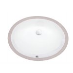   Galatea Design Oval Umywalka podblatowa 43,5x36 biały połysk GD003GW W MAGAZYNIE!!