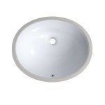   Galatea Design Oval Umywalka podblatowa 43,5x36 biały połysk GD003GW W MAGAZYNIE!!