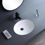   Galatea Design Oval Umywalka podblatowa 43,5x36 biały połysk GD003GW W MAGAZYNIE!!