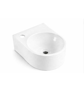   Galatea Design Pass Umywalka ścienna 34x27 z.otw po lewej stronie biała GDYJ860TGW W MAGAZYNIE!!