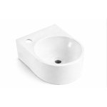 Galatea Design Pass umywalka ścienna 34x27 z.otw po lewe stronie biała  GDYJ860TGW  W MAGAZYNIE